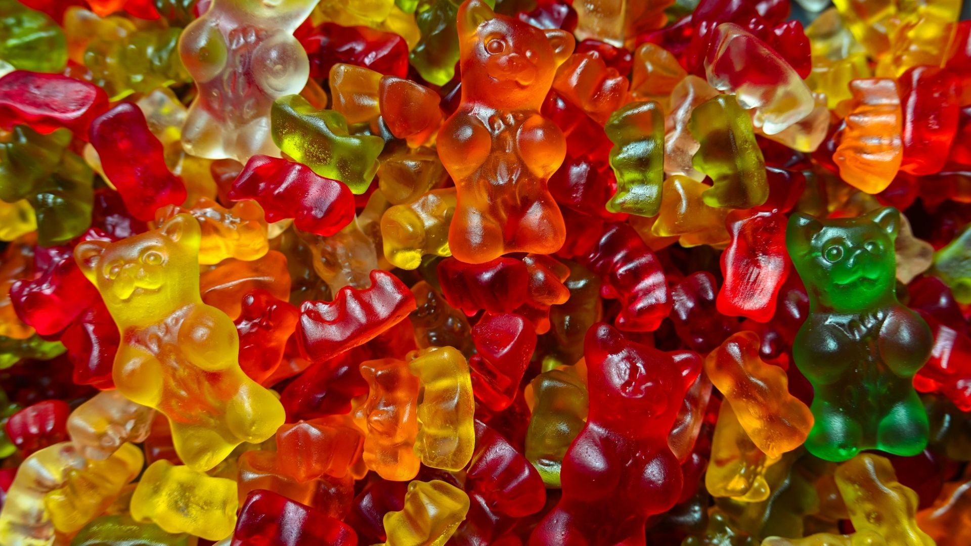 Sticky and gummy sweets